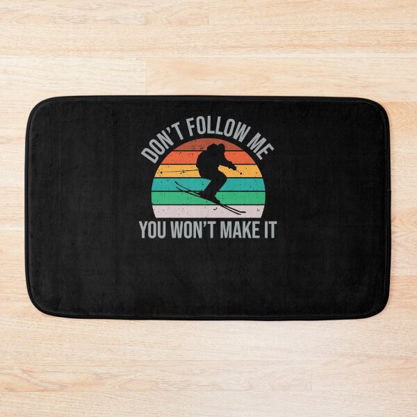 Item preview, Cool Vintage Ski Don't Follow Me Skiing Lovers Winter Sports designed and sold by MadrigueraSM-.