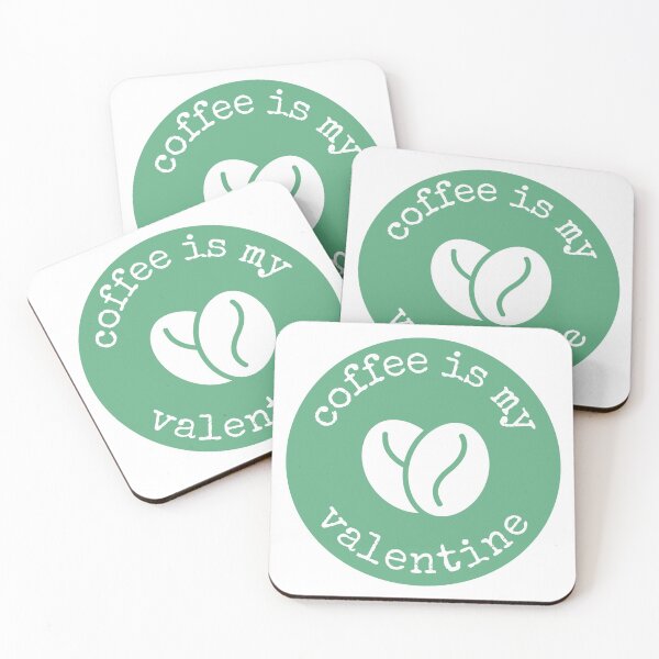 Item preview, Coffee Is My Valentine Coffee Bean Heart  designed and sold by hanyj732.