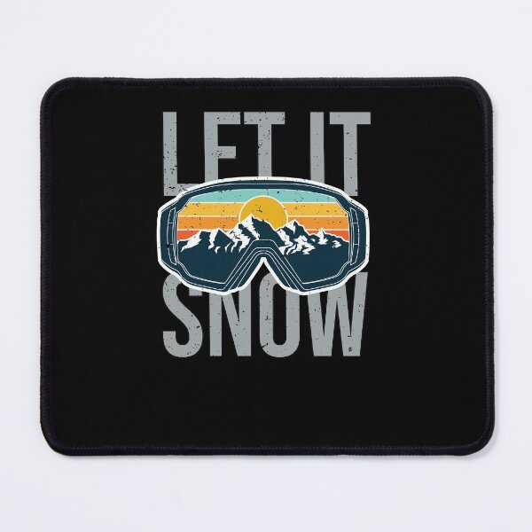 Item preview, Fun Ski Goggles Vintage Sunset Let it Snow Skiing Lovers designed and sold by MadrigueraSM-.