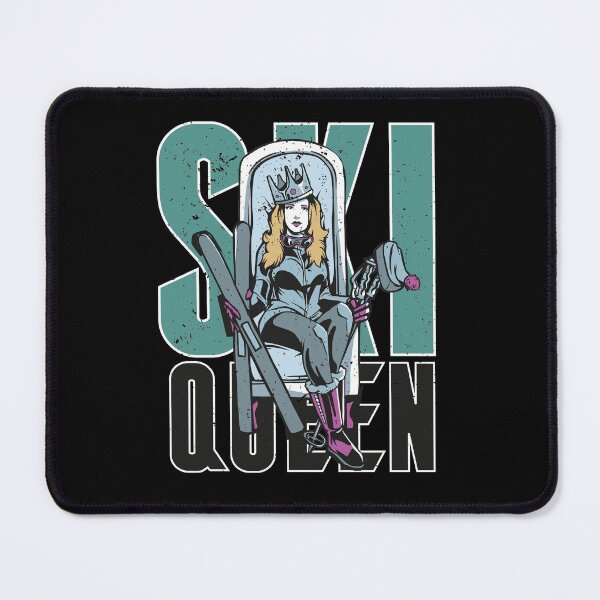 Item preview, Fun Ski Queen Skiing Lovers Winter Sports Season Cool Skier designed and sold by MadrigueraSM-.