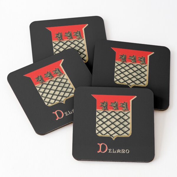 Item preview, Delano Family Coat of Arms designed and sold by Heraldica.