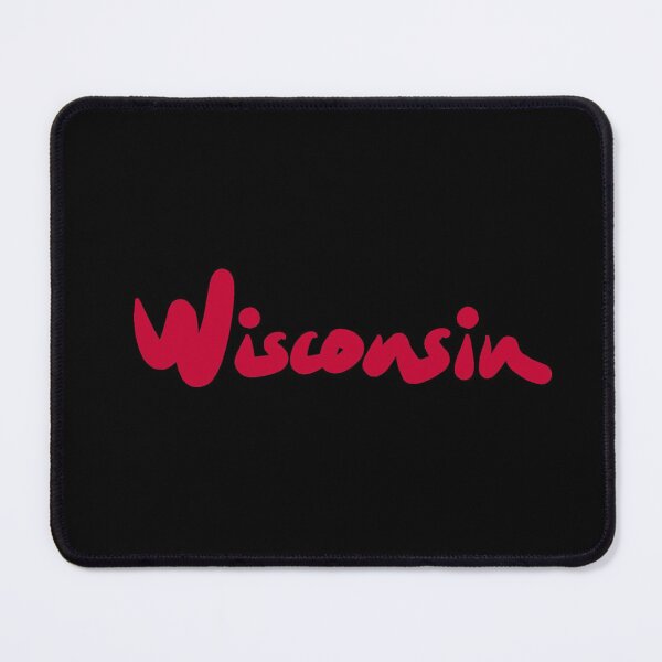 Item preview, Wisconsin state logo red designed and sold by Travel Planet.