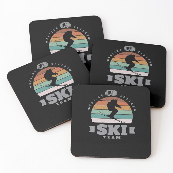 Item preview, Fun Ski Vintage Team for Skiing Lovers Winter Sports Skier designed and sold by MadrigueraSM-.
