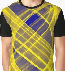 Lightness Entangled (Blue / Yellow) Graphic T-Shirt