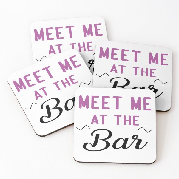 Item preview, Meet Me At The Bar Gift Idea For Muscular Friend designed and sold by KHABIRITI.