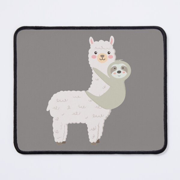 Item preview, sloth and llama, friends, kawaii llama, sloth llama designed and sold by Terevela.