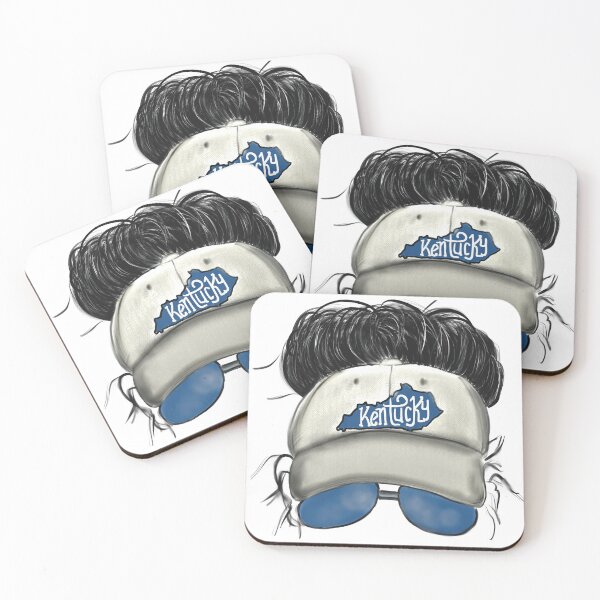 Item preview, Girl Silhouette wearing Kentucky Hat and Sunglasses designed and sold by SheilasDigitalStudio.