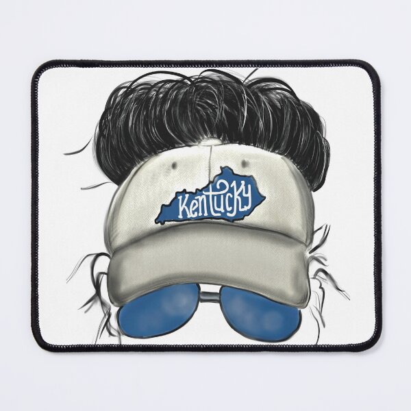 Item preview, Girl Silhouette wearing Kentucky Hat and Sunglasses designed and sold by SheilasDigitalStudio.