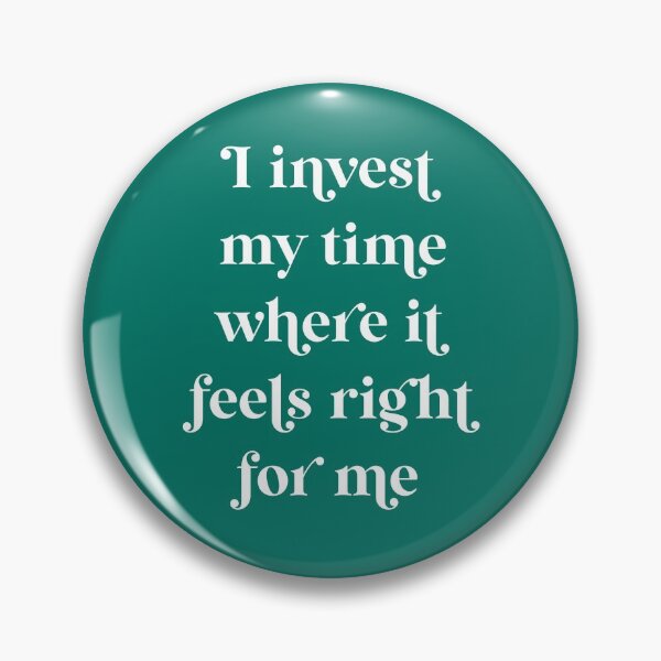 Item preview, I Invest My Time - Velvet Jade designed and sold by latheandquill.