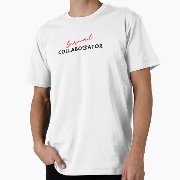 Serial Collaborator Black Text Premium T-Shirt