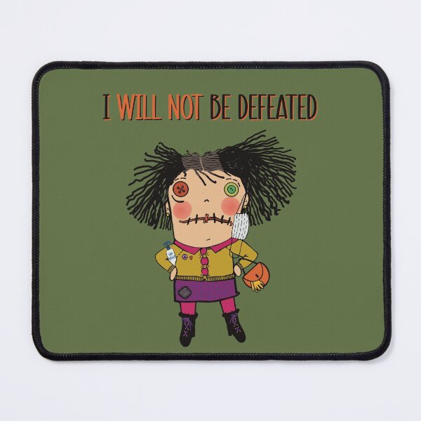 Item preview, I will not be defeated. Energetic rugdoll has had it with the corona virus. designed and sold by marina63.
