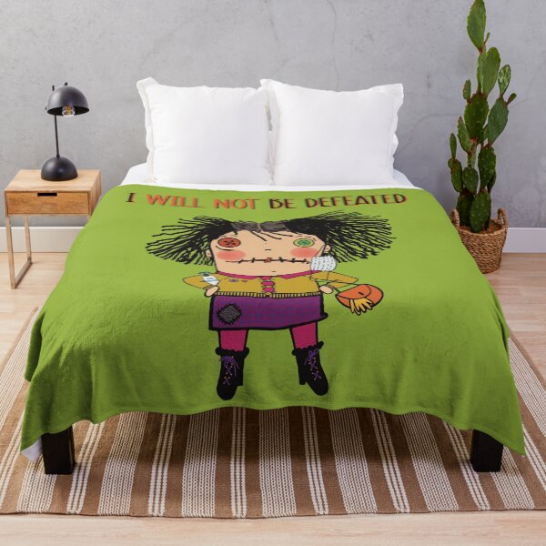 Item preview, I will not be defeated. Energetic rugdoll has had it with the corona virus. designed and sold by marina63.