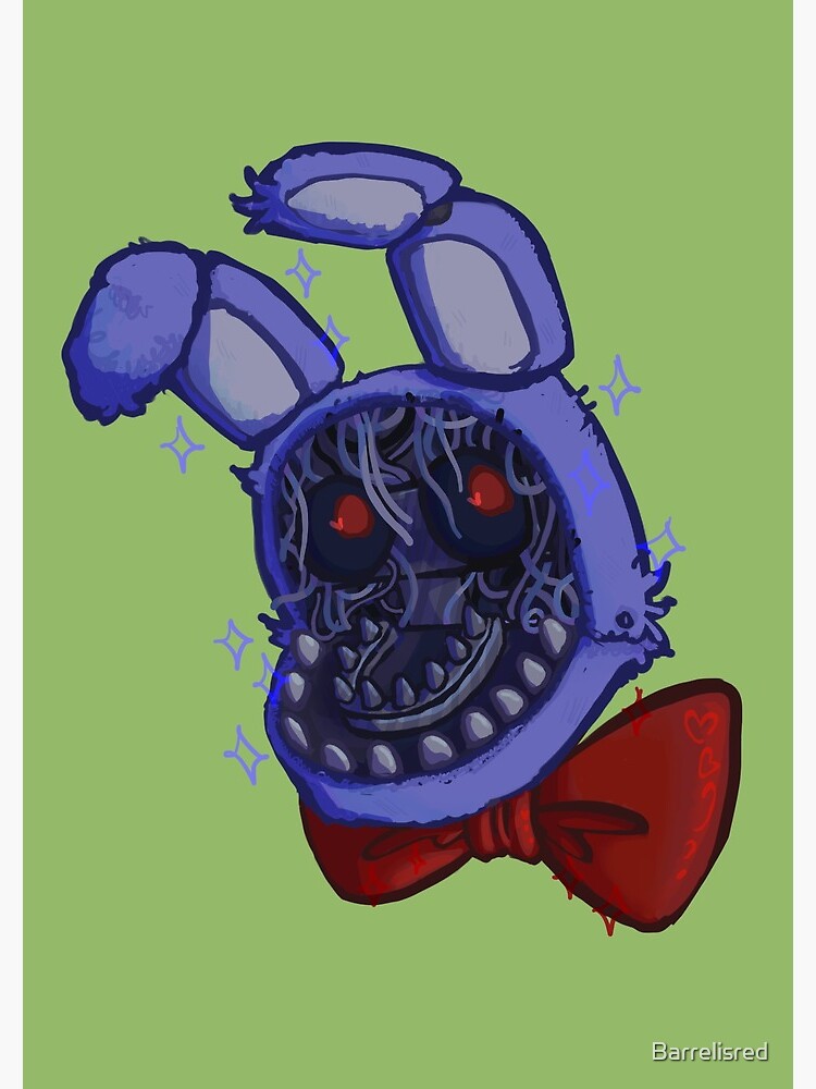 I was bored so I drew Withered Bonnie from memory : r/fivenightsatfreddys