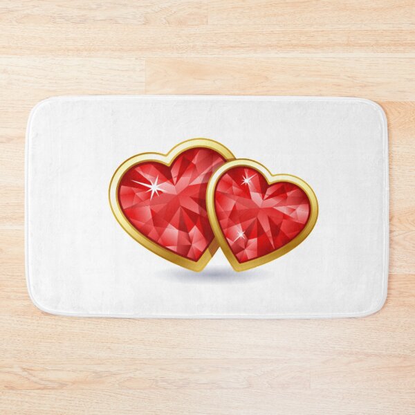 Item preview, Red Ruby Sparkling Hearts designed and sold by UglyBoyDesign.