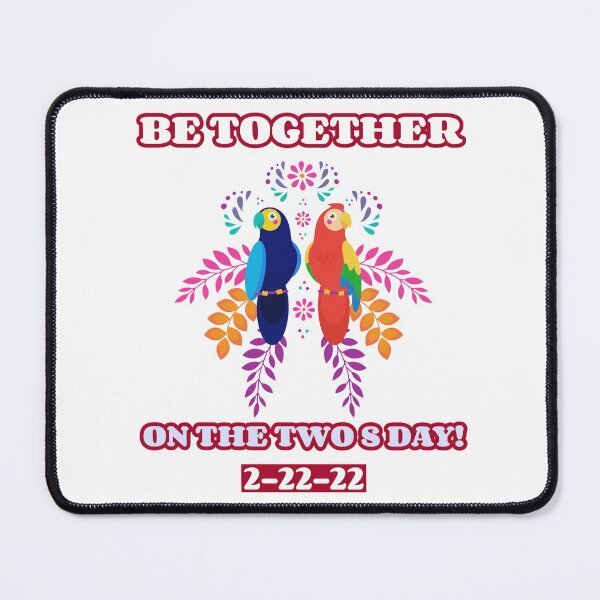 Item preview, Be together on the twosday 2-22-22 | Colourful Birds twosday designed and sold by TatianaLG.