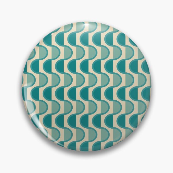 Item preview, Vinka, Retro Style Color Wave Pattern designed and sold by BesanoStyle.