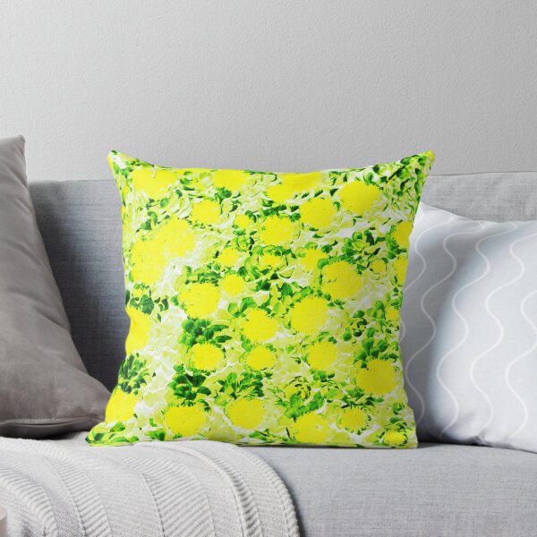 Item preview, Floral Motives with Yellow Flowers and Green Leaves designed and sold by IraNiva.