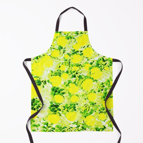 Item preview, Floral Motives with Yellow Flowers and Green Leaves designed and sold by IraNiva.