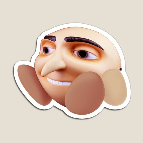 Gru meme Sticker for Sale by Eddlela