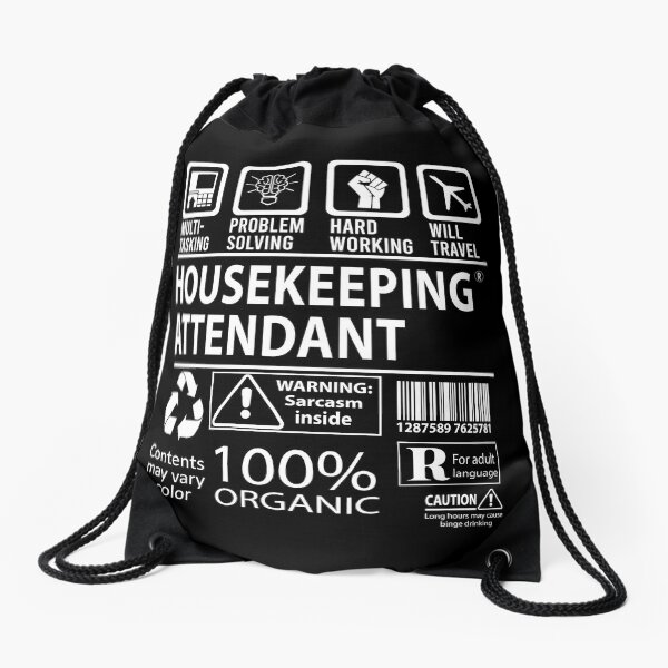 Item preview, Housekeeping Attendant T Shirt - MultiTasking Certified Job Gift Item Tee designed and sold by andahanson.