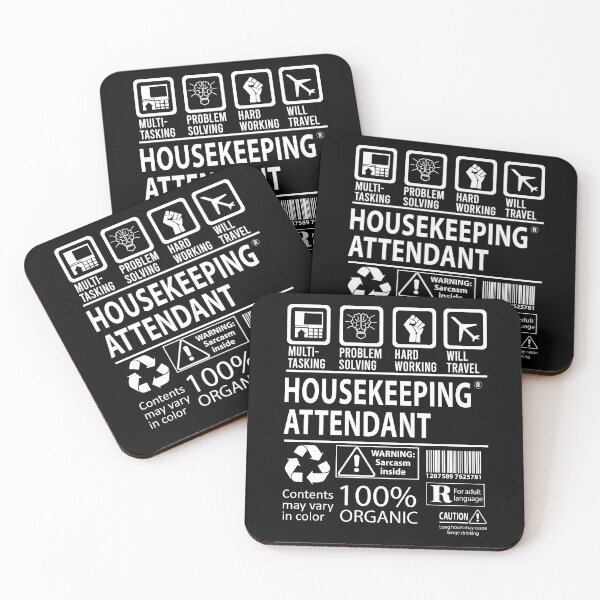 Item preview, Housekeeping Attendant T Shirt - MultiTasking Certified Job Gift Item Tee designed and sold by andahanson.