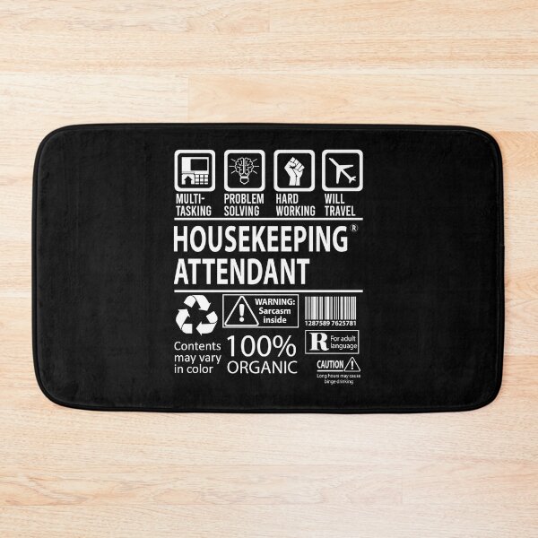 Item preview, Housekeeping Attendant T Shirt - MultiTasking Certified Job Gift Item Tee designed and sold by andahanson.