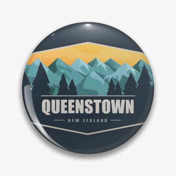 Artikelvorschau, Queenstown New Zealand Badge entworfen und verkauft von Mr. Slavchev.