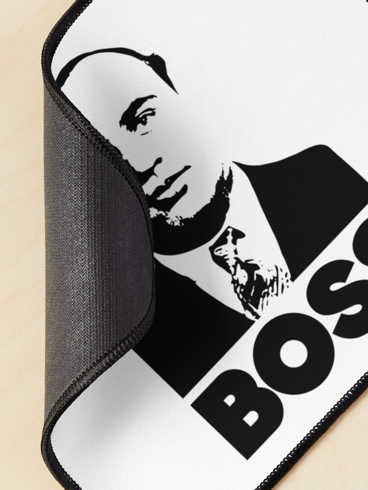 Alternate view of Al Capone Boss Black and White Mugshot Mouse Pad