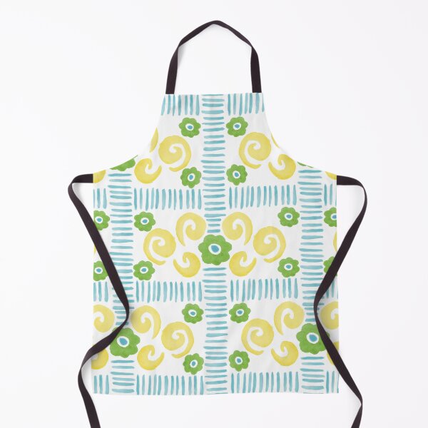 Item preview, Watercolor Florals - Yellow, Green and Blue designed and sold by PaintInTheNight.