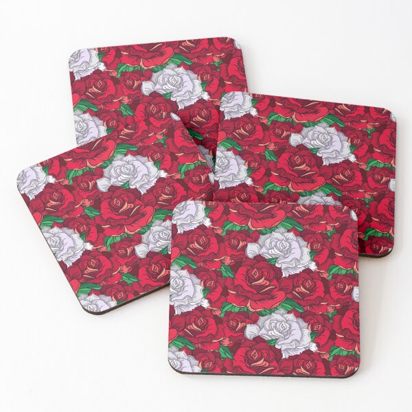 Item preview, A romantic bouquet of red and white roses designed and sold by Marcu Ioachim.