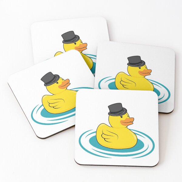 Item preview, Angry rubber duck with a tophat designed and sold by Idyllio.