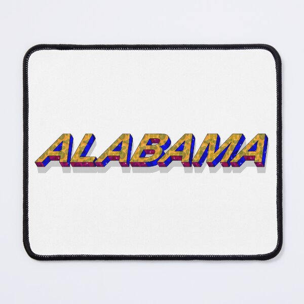Item preview, Alabama state 3D text design designed and sold by HBWOLFARTS.