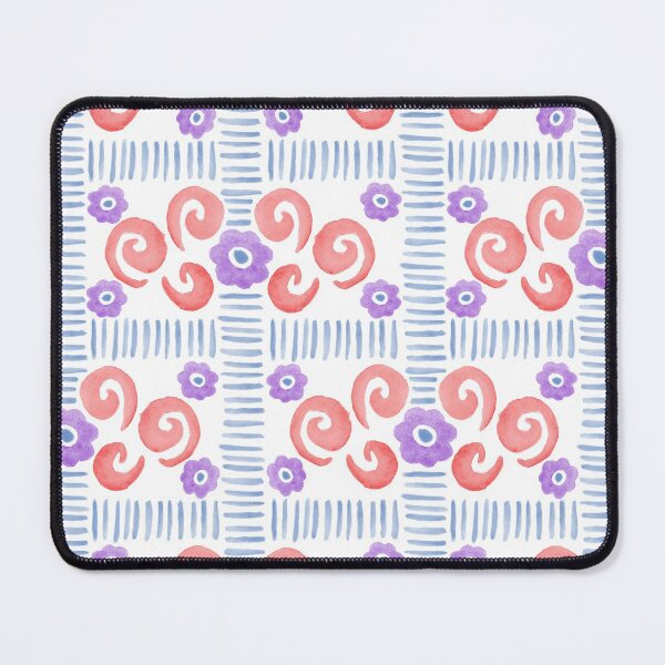Item preview, Watercolor Florals - Pink, Purple and Blue designed and sold by PaintInTheNight.