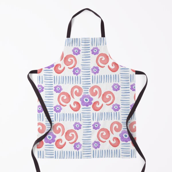 Item preview, Watercolor Florals - Pink, Purple and Blue designed and sold by PaintInTheNight.