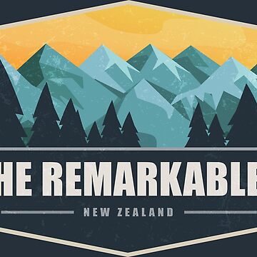 Artwork thumbnail, The Remarkables New Zealand Badge by Mr. Slavchev