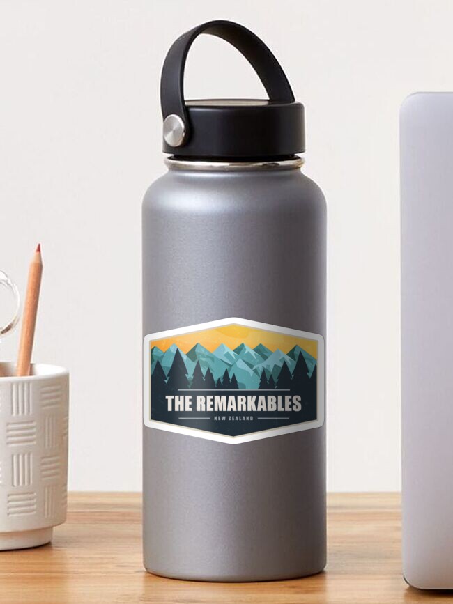 Thumbnail 1 of 3, Sticker, The Remarkables New Zealand Badge designed and sold by divotomezove.