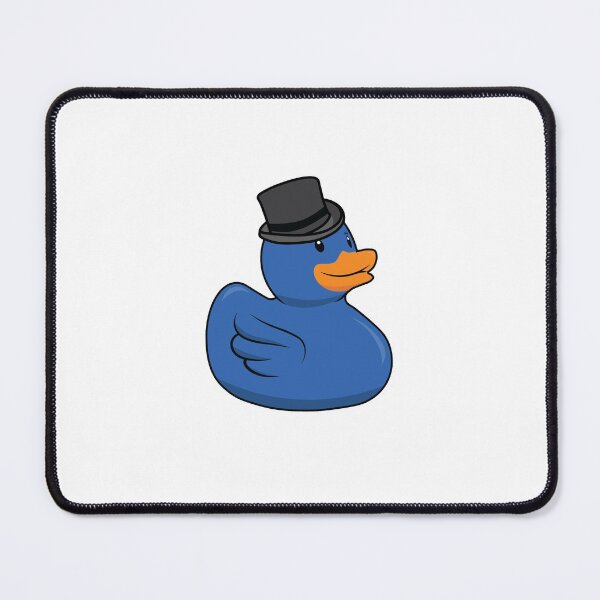 Item preview, Blue rubber duck with a tophat designed and sold by Idyllio.