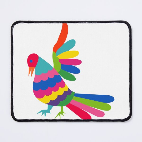 Item preview, otomi, mexican art, mexican craft, mexican folk, bird, colorful bird, otomi bird designed and sold by Terevela.