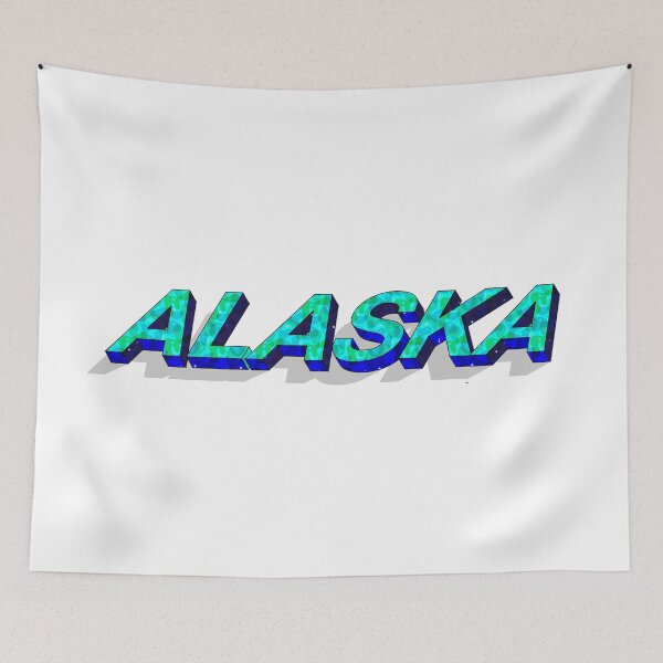 Item preview, Alaska state 3D text design  designed and sold by HBWOLFARTS.