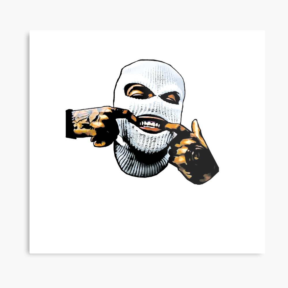 Ski Mask Sticker