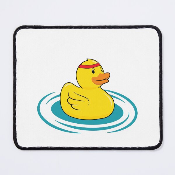 Item preview, Rubber duck with a sweatband designed and sold by Idyllio.