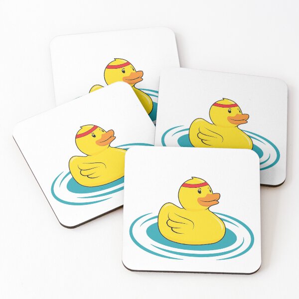 Item preview, Rubber duck with a sweatband designed and sold by Idyllio.