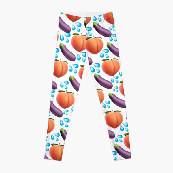 Peach Emoji Leggings