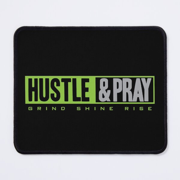 Item preview, Hustle & Pray Hustler Quote designed and sold by Timcito.