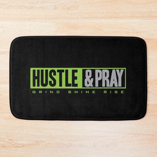 Item preview, Hustle & Pray Hustler Quote designed and sold by Timcito.