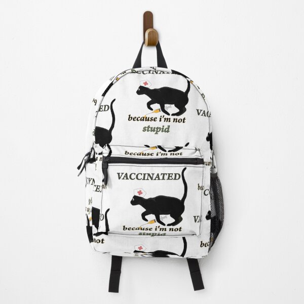 Item preview, NURSE BLACK kitty Vaccinated Because I'm Not Stupid kitty Vaccinated Because I'm Not Stupid designed and sold by Designer-amjed.