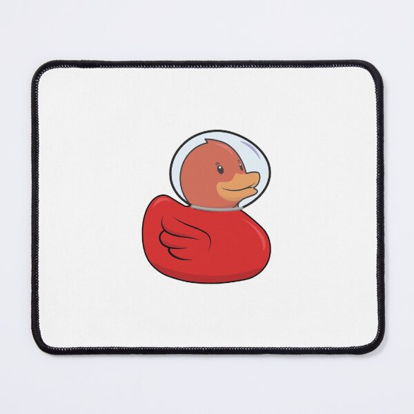Item preview, Red female rubber duck in space designed and sold by Idyllio.