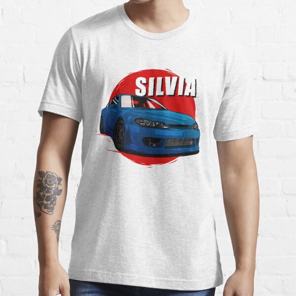 Nissan Silvia s15 Essential T-Shirt for Sale by RACING FACTORY