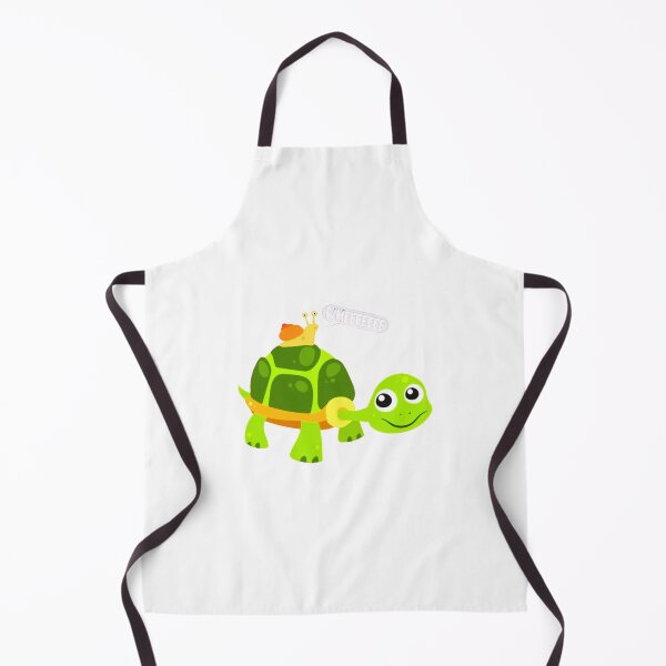 Item preview, Cute Snail Riding on Turtle Yelling Whee designed and sold by MaxineWyatt.