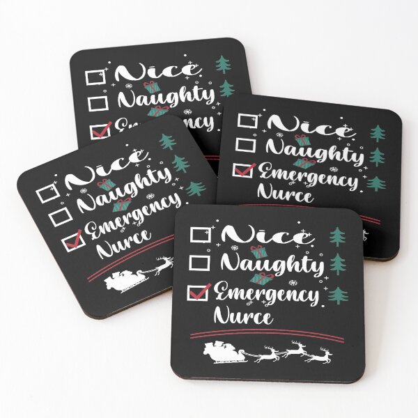 Item preview, Nice Naughty Emergency Nurse designed and sold by KHABIRITI.